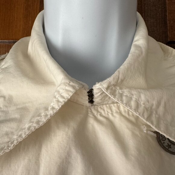 LRL Lauren Jeans Co. White Double-Breasted Jacket Medium - Picture 10 of 16